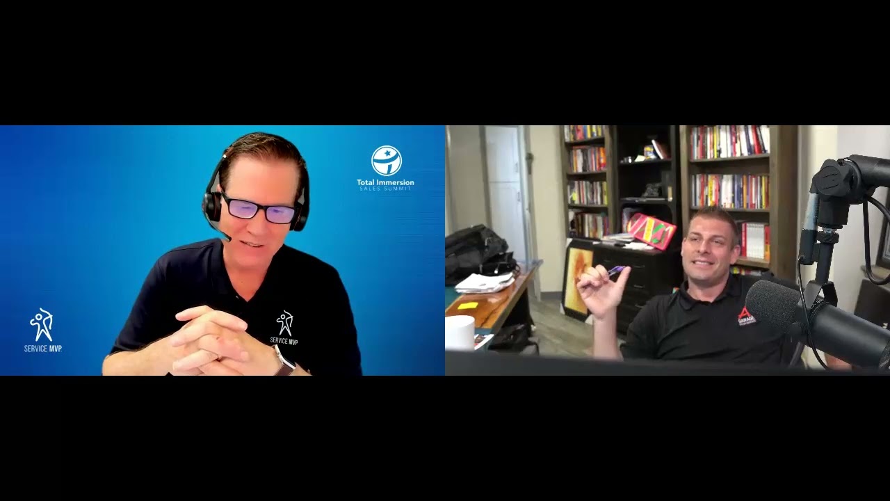 Service MVP Episode 23 video frame showing host Joe Crisara and Tommy Mello