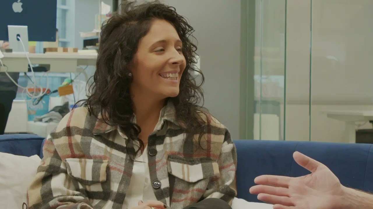 Amanda Triolo seated during the Service MVP Podcast interview